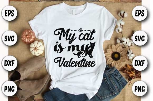 Anti Valentines Day Svg Design, My Cat