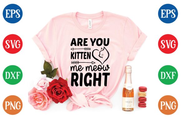 Are You Kitten Me Meow Right Svg