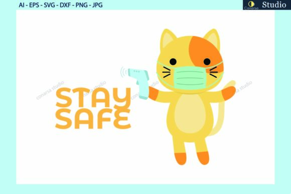 Cat Animals Mask Quotes SVG