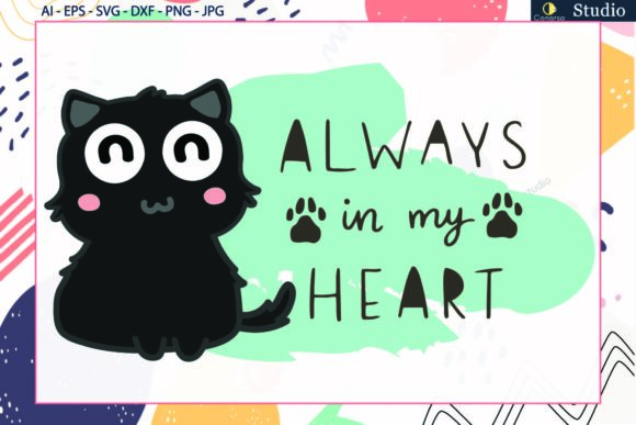 Cat Black - Animals - Quote Svg