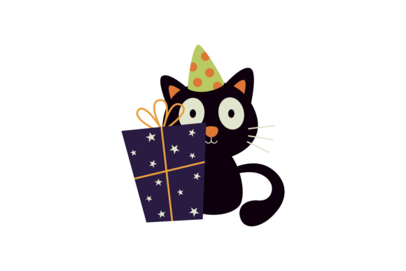 Cat Halloween Kawaii Ghost Svg