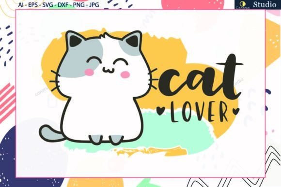 Cat Lover - Animals - Quote Svg