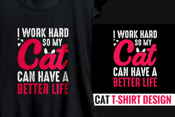 Cat T-shirt Design SVG