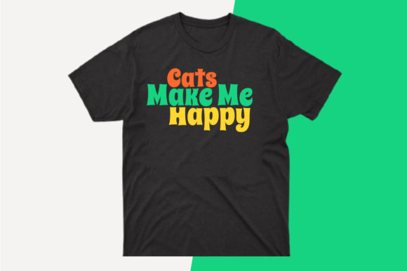 Cat T-shirt Design Svg Png Vector